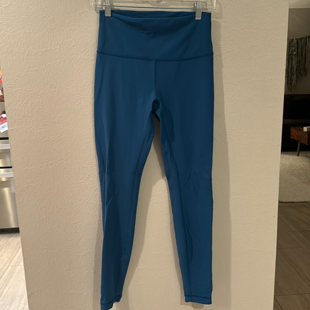 Lululemon wunder train high rise leggings, 28”, size 8